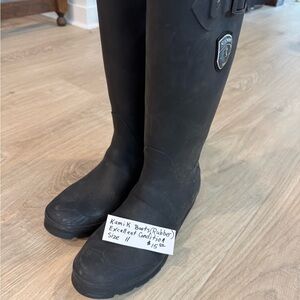 Kamik Black Rubber Boots